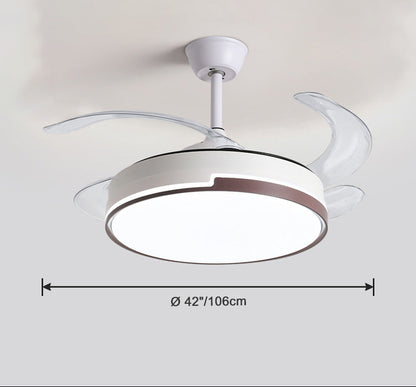 Ventilateur de Plafond Rétractable au Design Contemporain-AeroLux