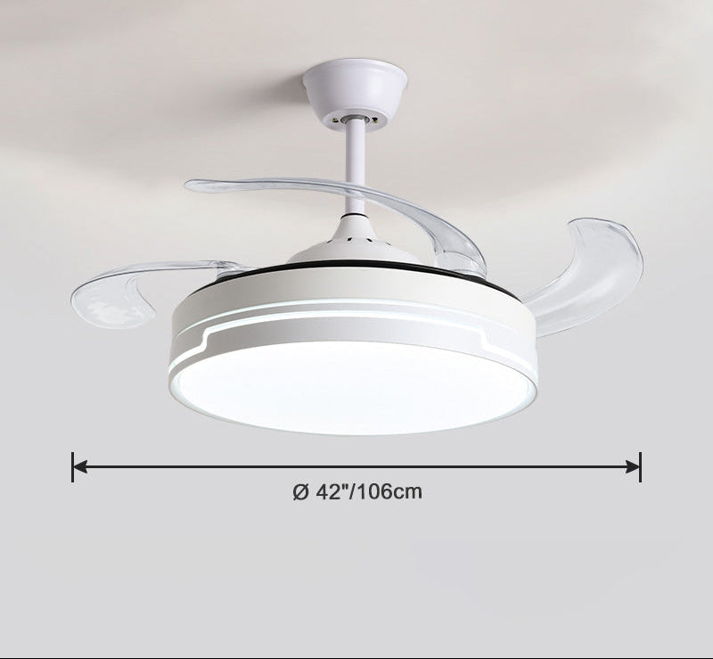 Ventilateur de Plafond Rétractable au Design Contemporain-AeroLux
