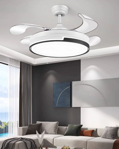 Ventilateur de Plafond Rétractable au Design Contemporain-AeroLux