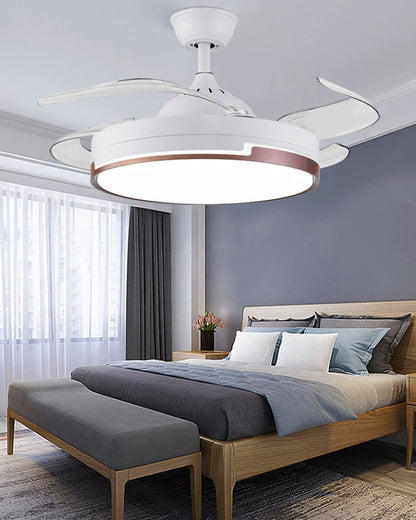 Ventilateur de Plafond Rétractable au Design Contemporain-AeroLux