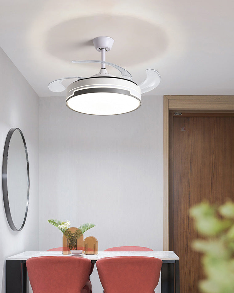 Ventilateur de Plafond Rétractable au Design Contemporain-AeroLux