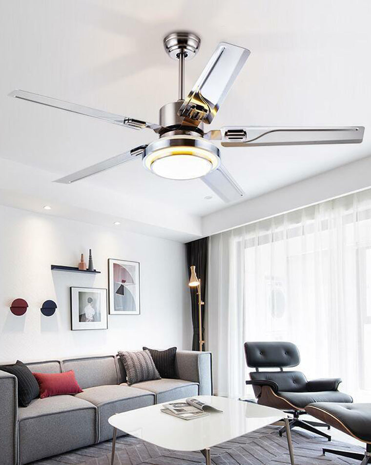 Ventilateur de Plafond Slimline en Acier Inoxydable