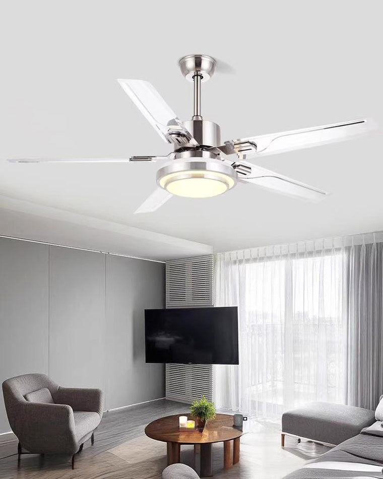 Ventilateur de Plafond Slimline en Acier Inoxydable