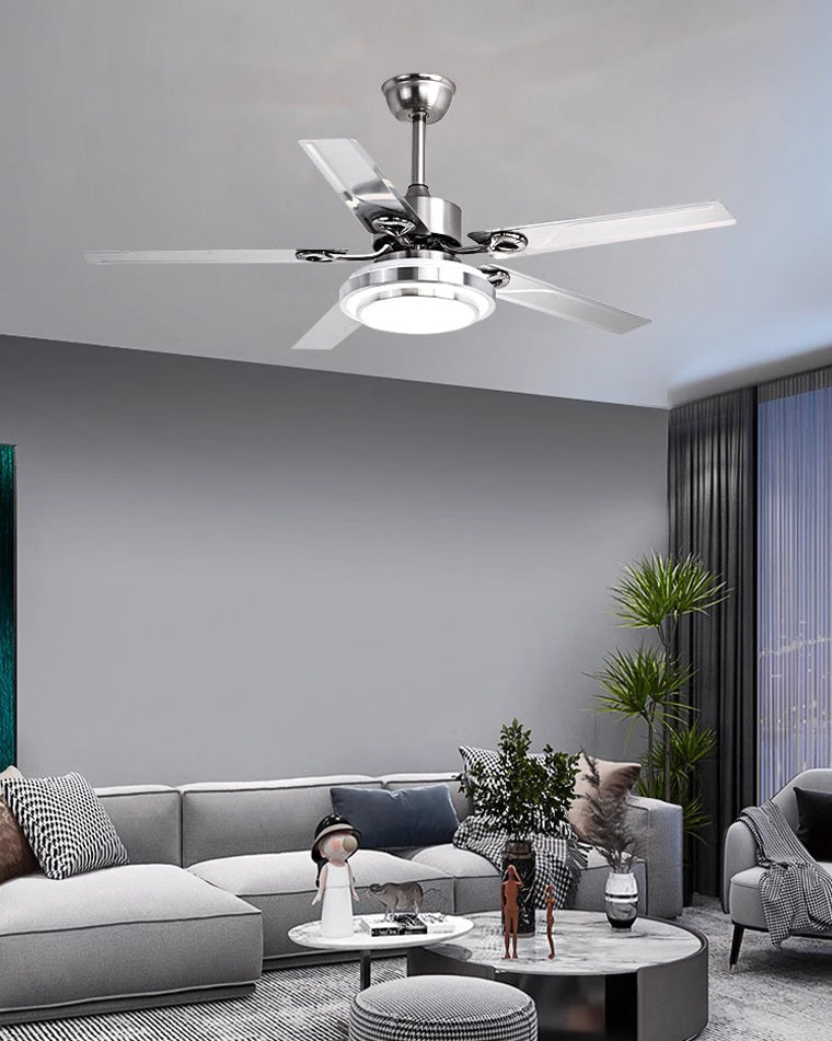 Ventilateur de Plafond Slimline en Acier Inoxydable