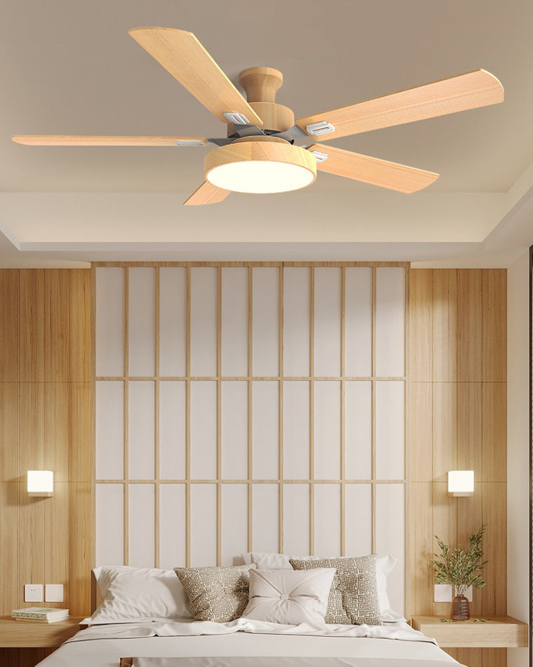 Ventilateur de plafond 5 pales en bois-Borealis™