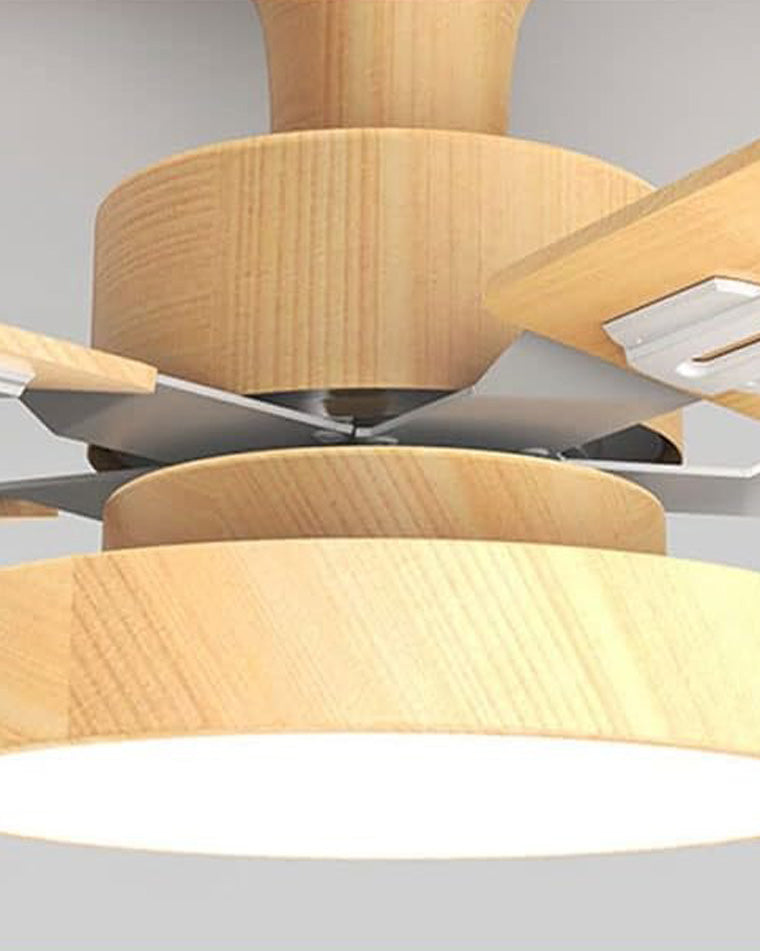 Ventilateur de plafond 5 pales en bois-Borealis™