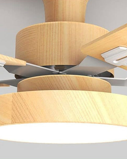 Ventilateur de plafond 5 pales en bois-Borealis™
