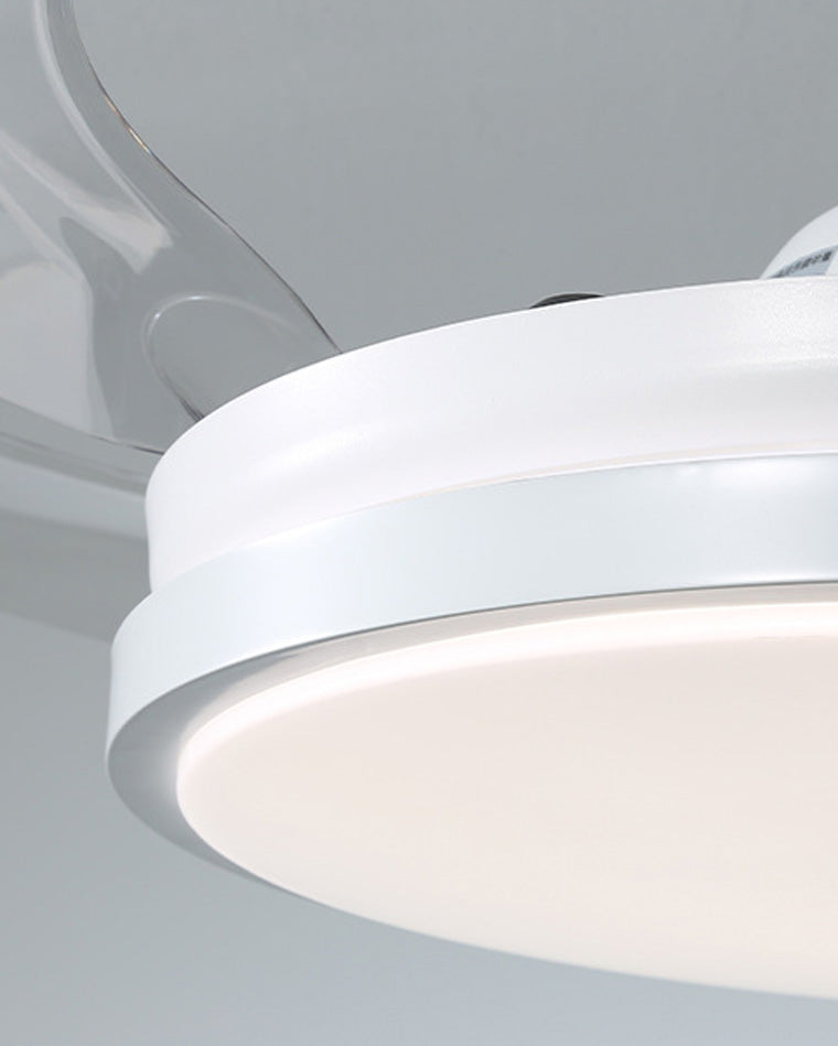 Ventilateur de plafond blanc AirFold rétractable