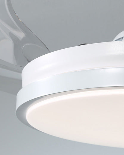 Ventilateur de plafond blanc AirFold rétractable