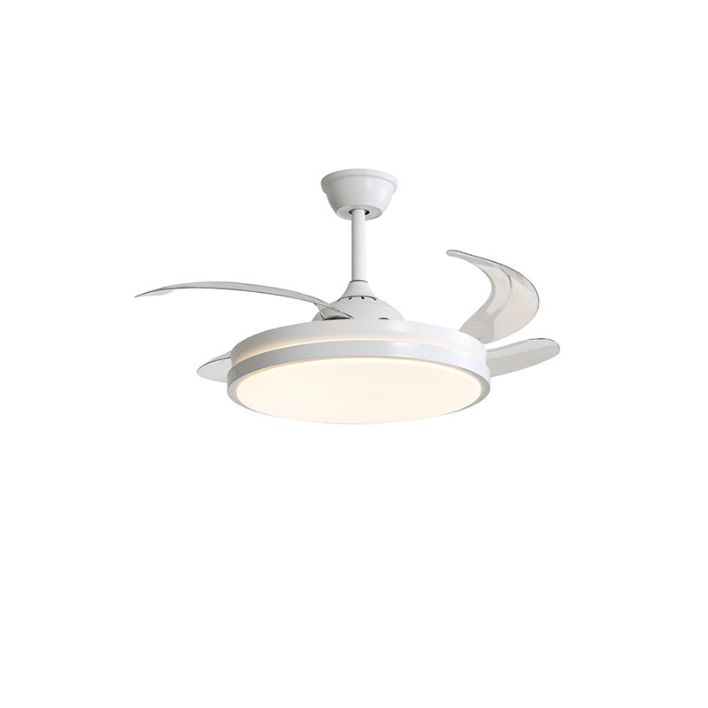 Ventilateur de plafond blanc AirFold rétractable
