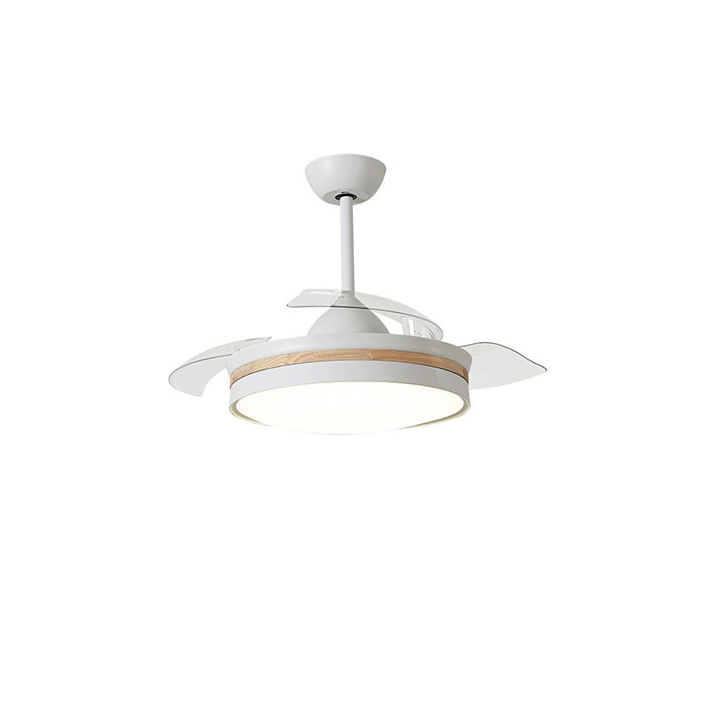 Ventilateur de plafond blanc AirNova rétractable