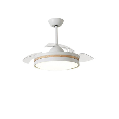 Ventilateur de plafond blanc AirNova rétractable