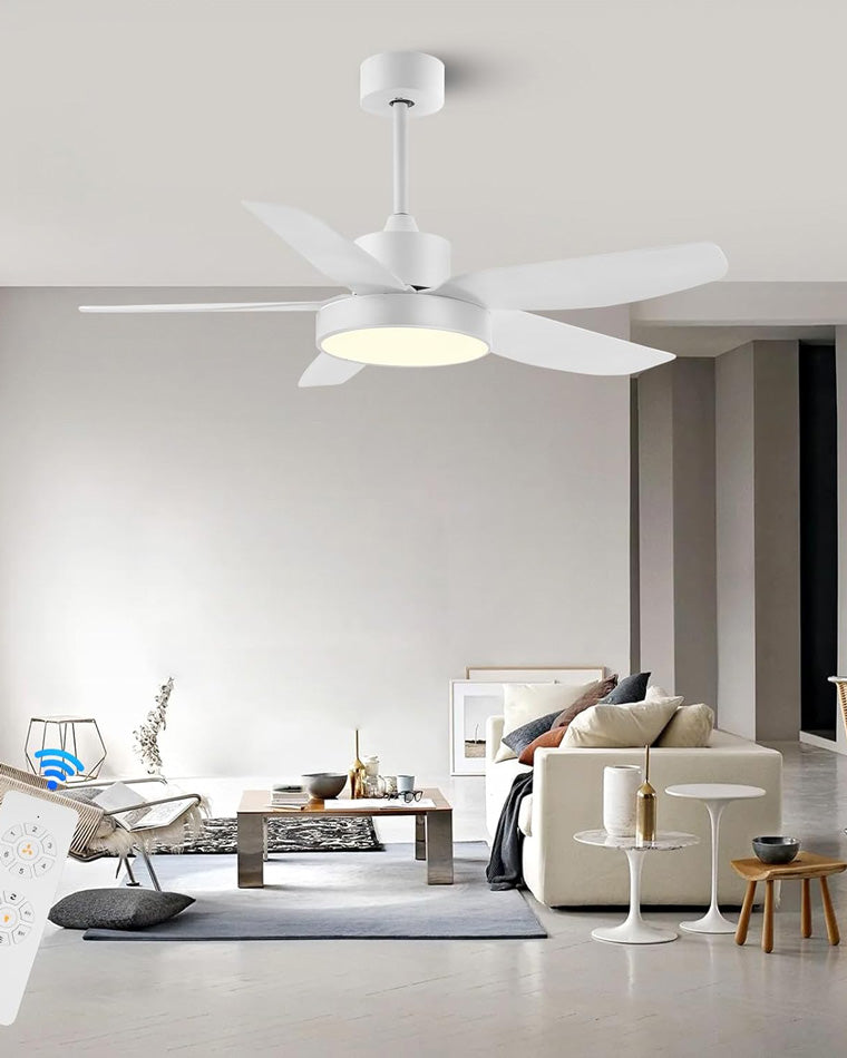 Ventilateur de plafond blanc BreezeLine™