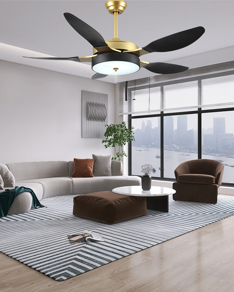 Ventilateur de plafond doré -Auréa Vent