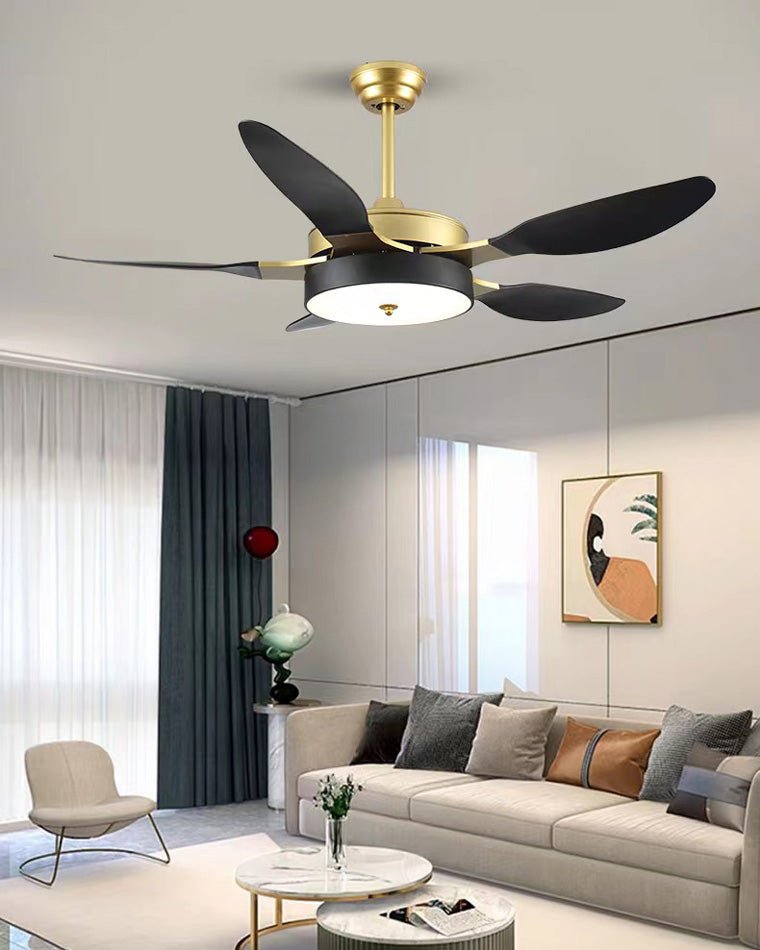 Ventilateur de plafond doré -Auréa Vent
