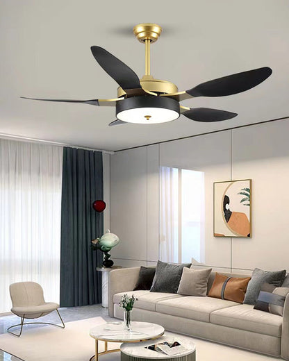 Ventilateur de plafond doré -Auréa Vent