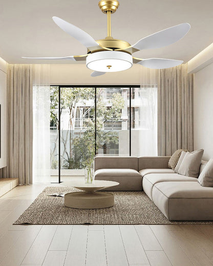 Ventilateur de plafond doré -Auréa Vent