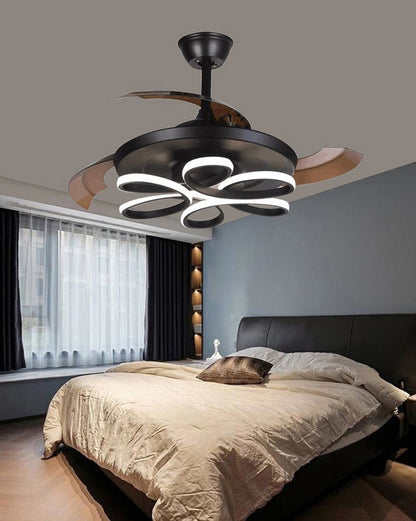 Ventilateur de plafond rétractable AirFlora à LED