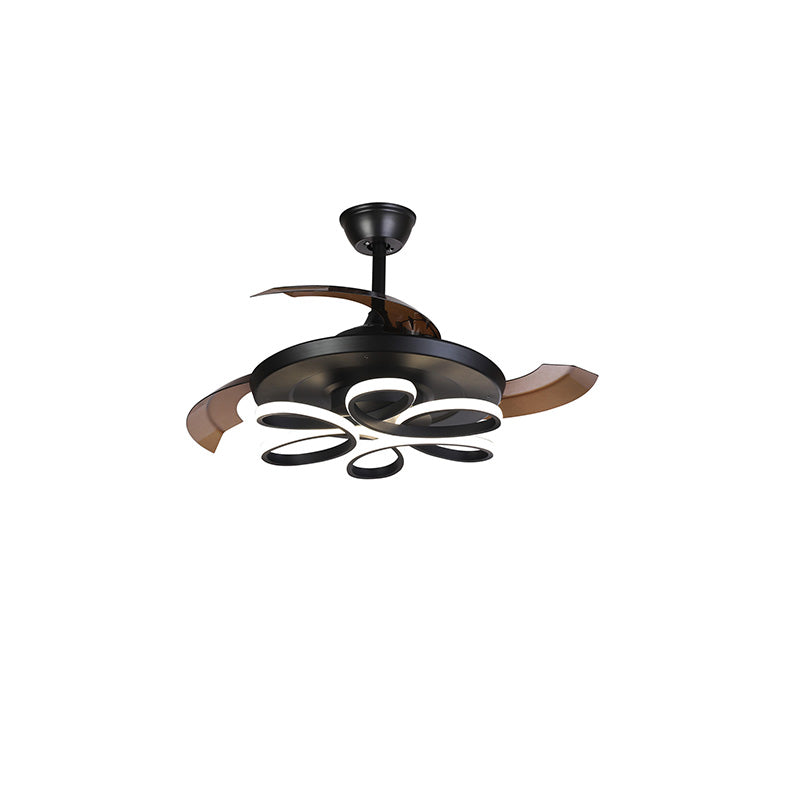 Ventilateur de plafond rétractable AirFlora à LED
