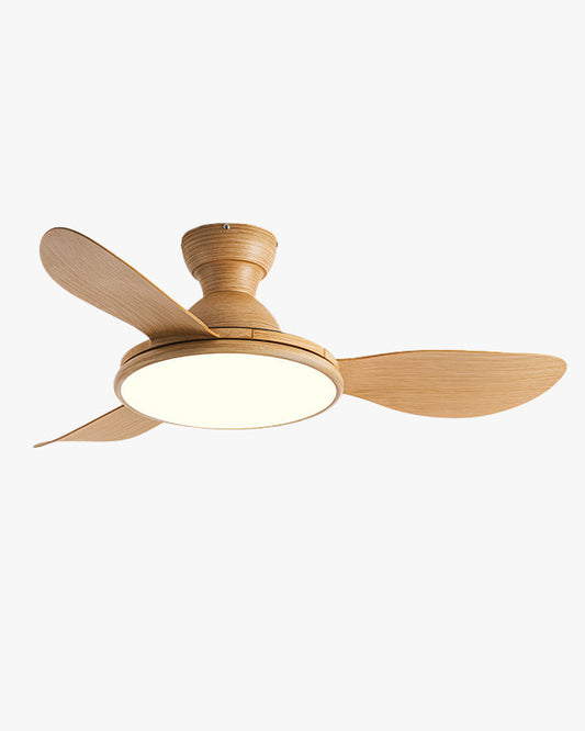 Ventilateur Plafonnier Brise Nacrée – Profil Bas avec Lumière Vive