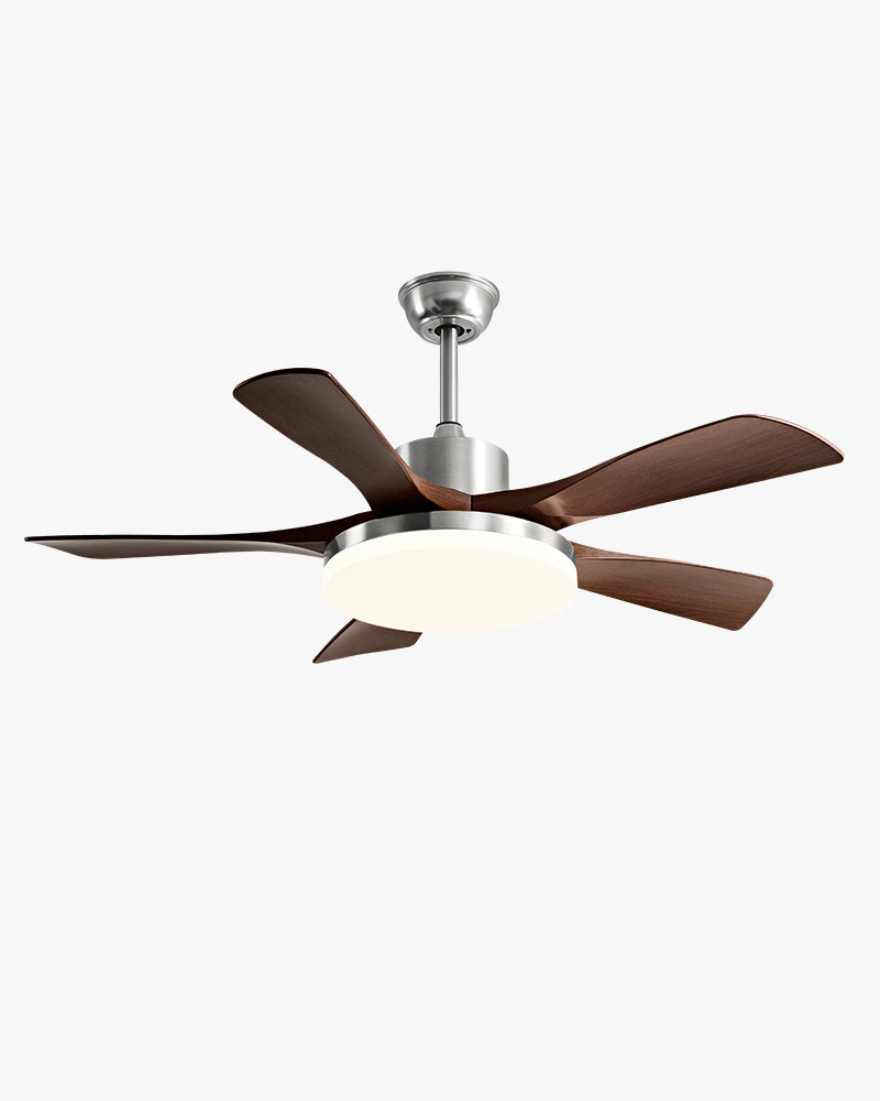 Ventilateur Plafonnier Célestia – 5 Pales et Éclairage Intense