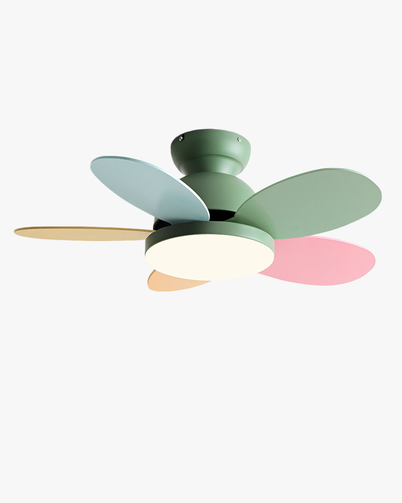 Ventilateur Plafonnier Douce Brise Enfant – Profil Bas Multicolore
