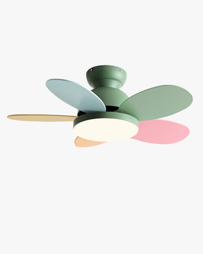 Ventilateur Plafonnier Douce Brise Enfant – Profil Bas Multicolore