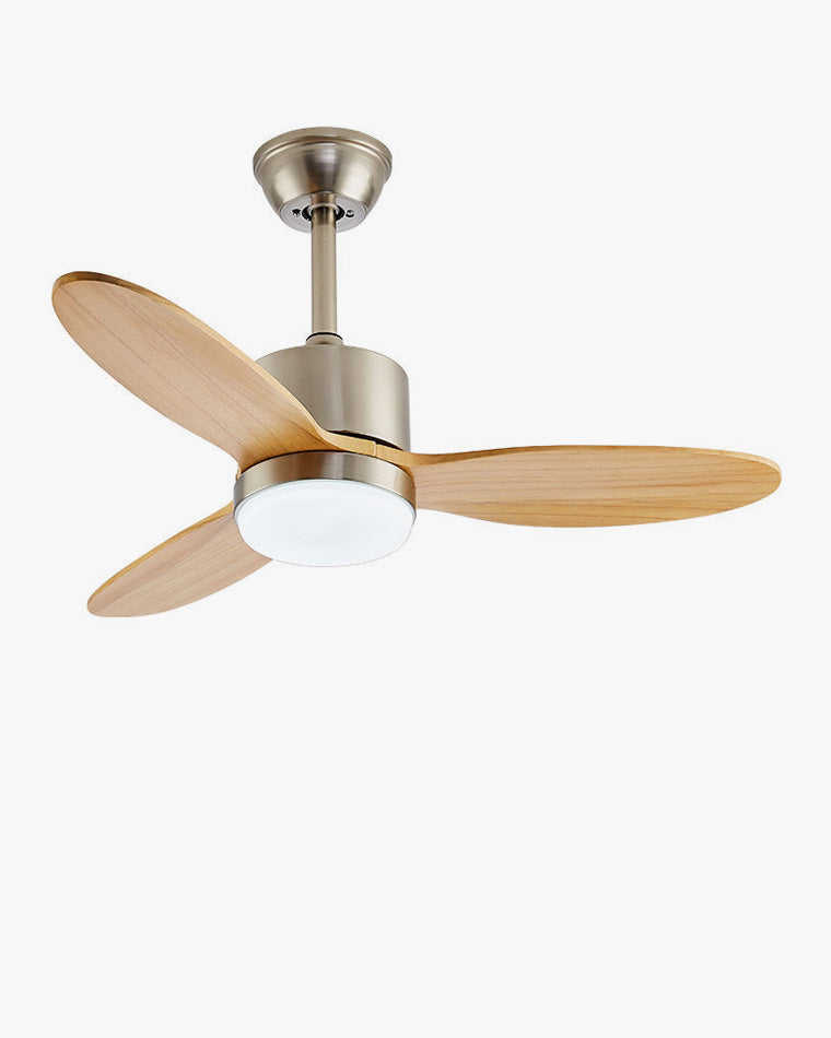 Ventilateur Plafonnier Moderno 50 – Élégance Mid-Century en Bois et Métal