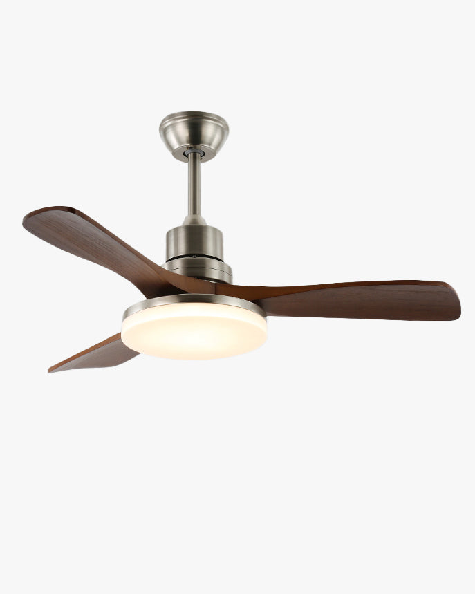 Ventilateur Plafonnier RetroLuxe – Élégance Mid-Century à 3 Pales