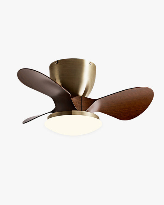 Ventilateur Plafonnier Élégance Compacte – Profil Bas et Lumineux