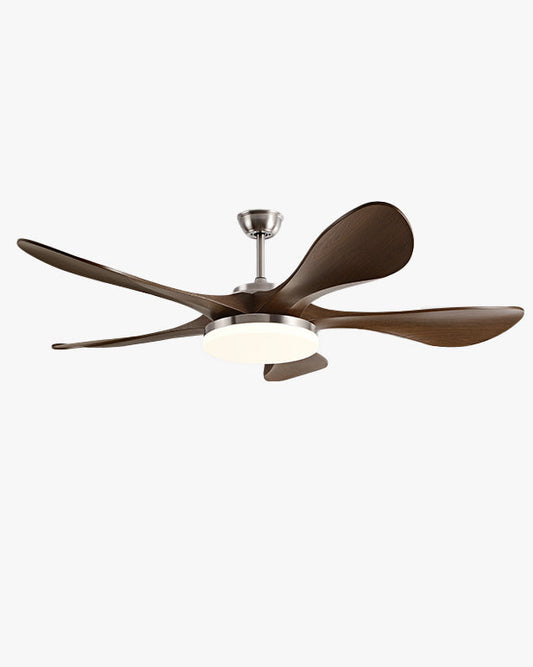 Ventilateur Plafonnier « Élégance Mid-Century » avec Lumière Intégrée