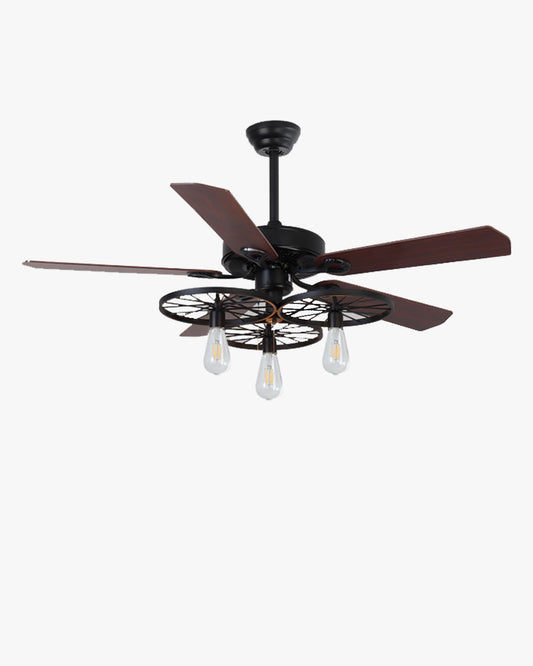 Ventilateur de Plafond Industriel avec Pales en Bois-FerroNox™