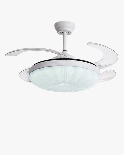 Ventilateur de Plafond Rétractable à Éclairage Polyvalent-BrightFlow