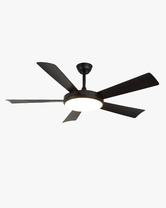 Ventilateur de Plafond Élégance 5 Pales – Design Moderne Milieu du Siècle