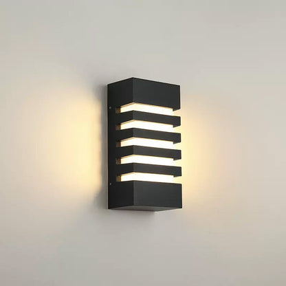 Applique Murale d'Extérieur Grille - Éclairage Moderne
