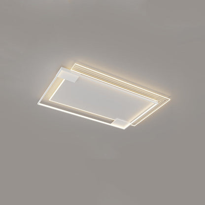 Flat Profile Geometric Recessed Ceiling Light