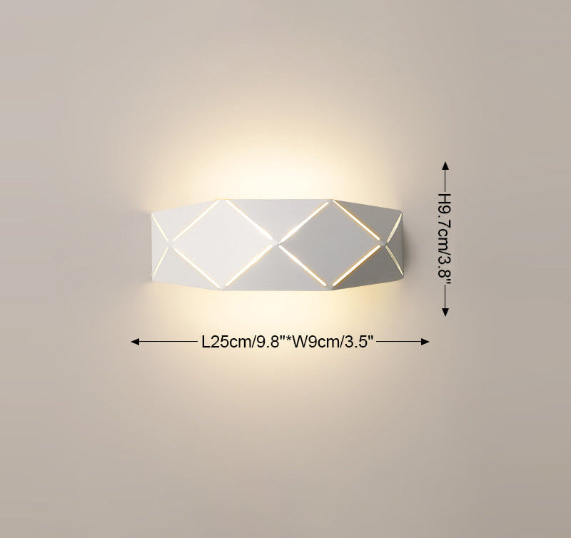 Ultra Modern Half Shade Wall Sconce
