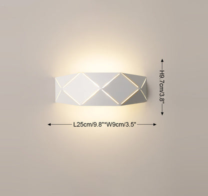 Ultra Modern Half Shade Wall Sconce