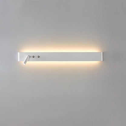 Linear Wall Light with Adjustable Spotlight and Switch
