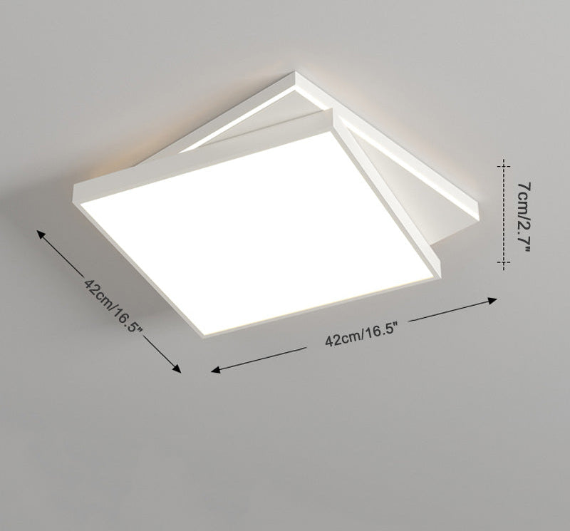 Modern Flat Square Ceiling Light