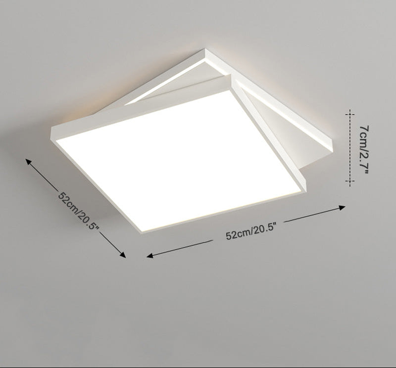 Modern Flat Square Ceiling Light