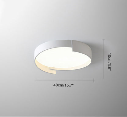 Plafonnier Rond Asymétrique Moderne