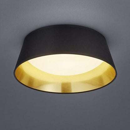 Abat Jour Noir pour Plafond en Rond
