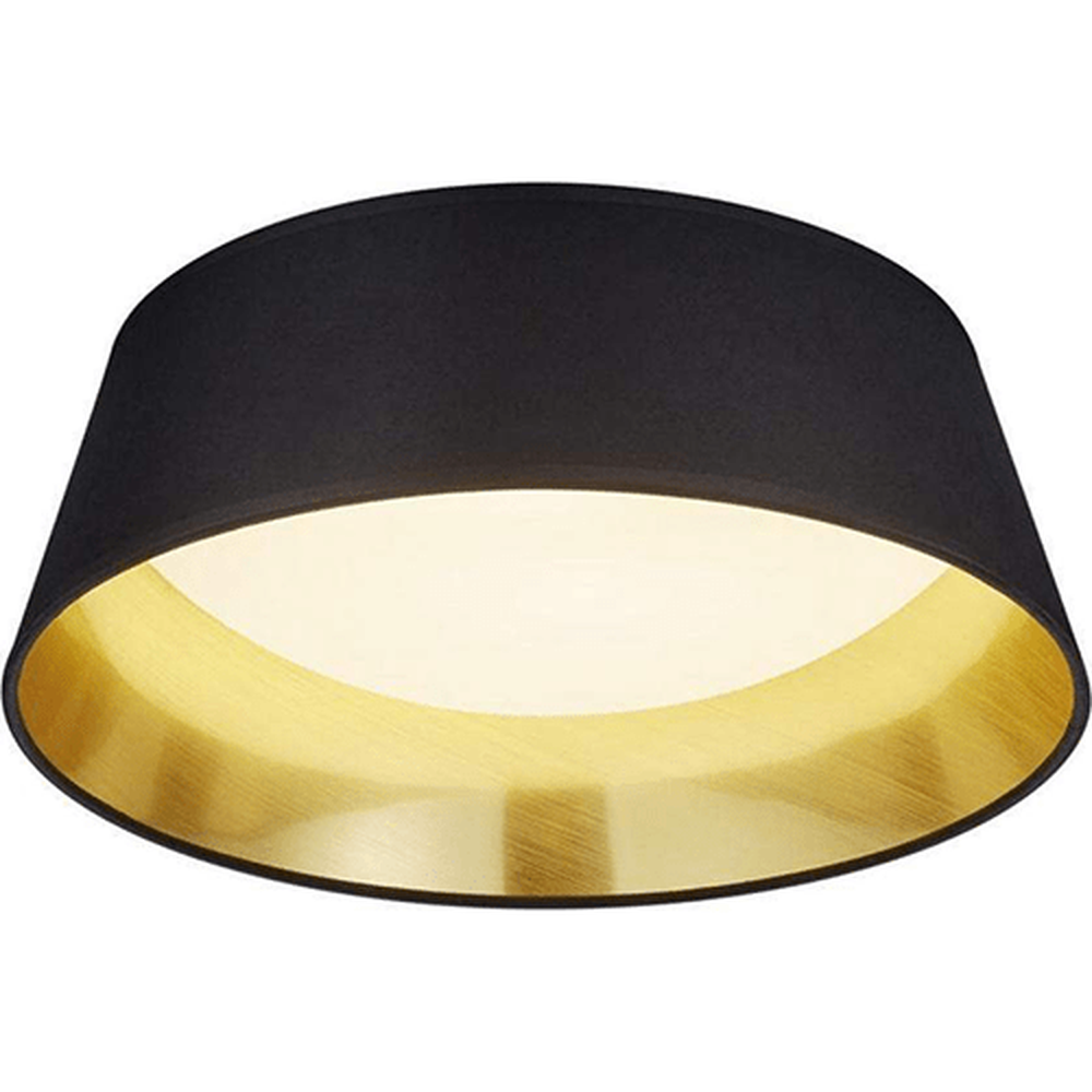 Abat Jour Noir pour Plafond en Rond