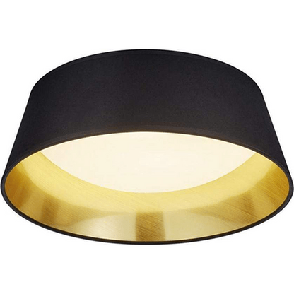 Abat Jour Noir pour Plafond en Rond