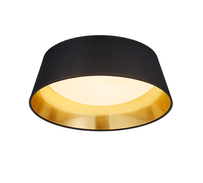 Abat Jour Noir pour Plafond en Rond