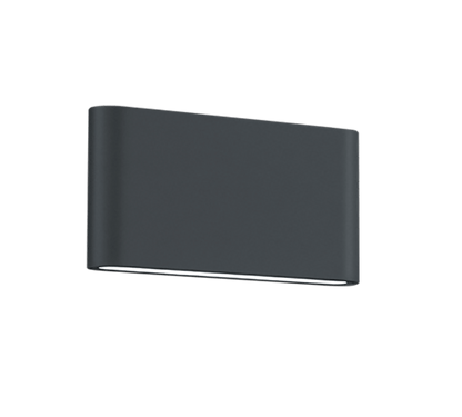 Applique Extérieur Noir Rectangulaire