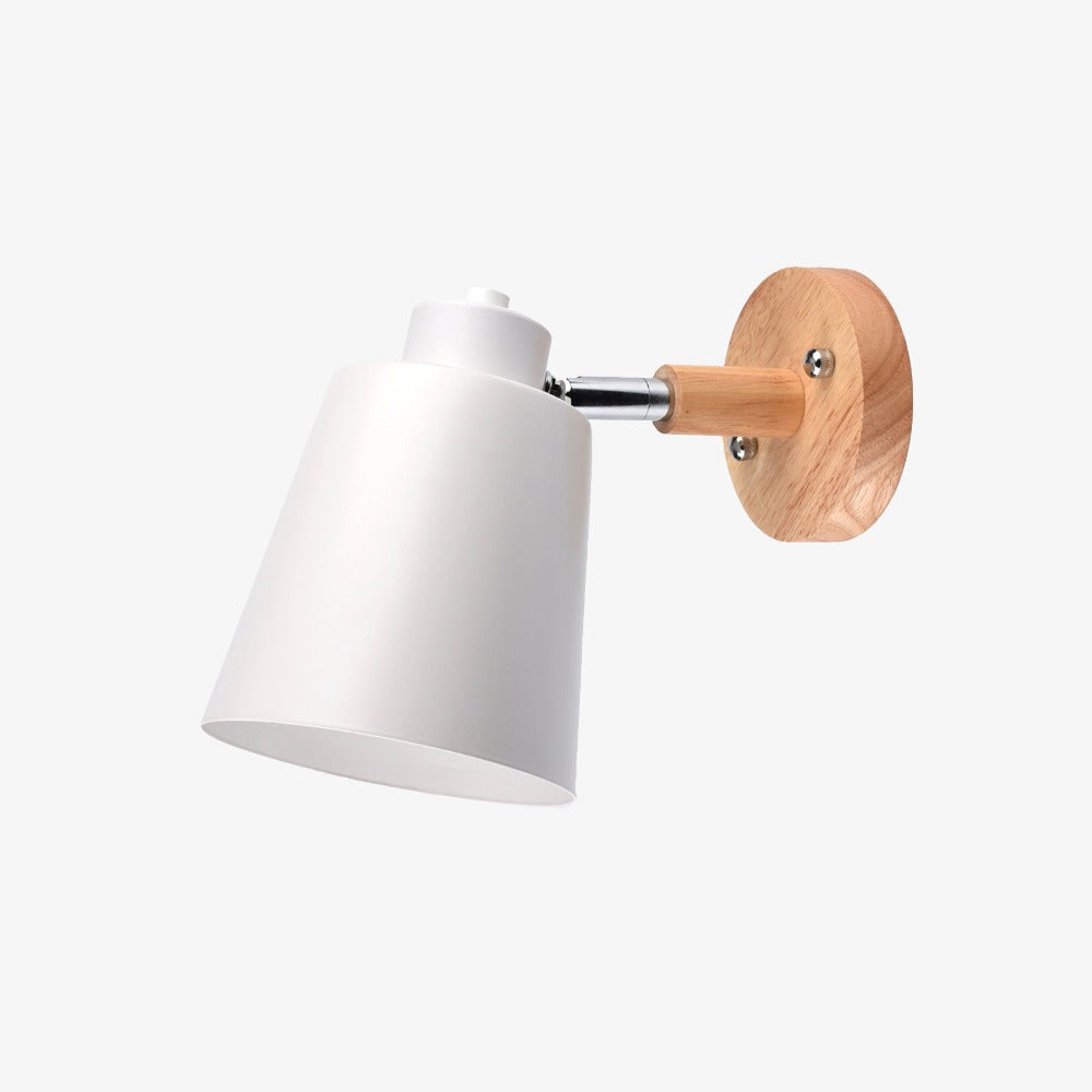 Variant image for Applique Murale LED Orientable - Élégance Naturelle en Bois et Métal-3
