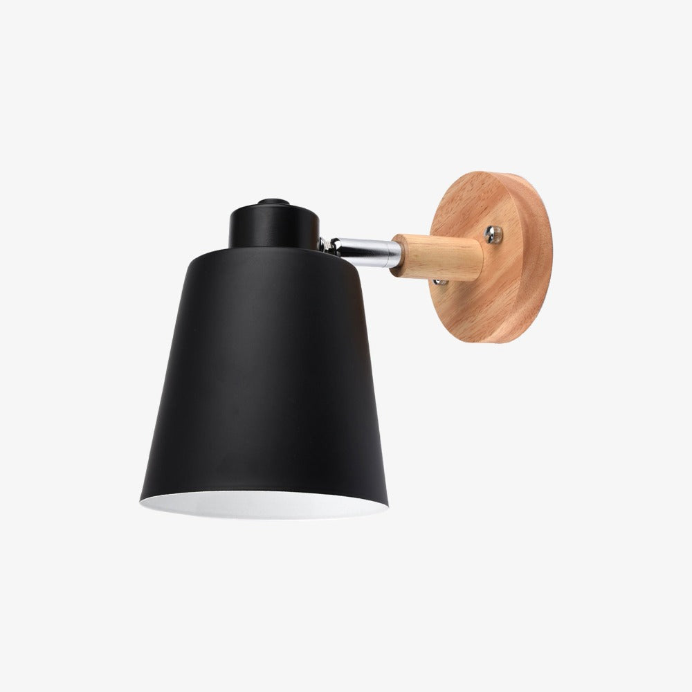 Variant image for Applique Murale LED Orientable - Élégance Naturelle en Bois et Métal-2