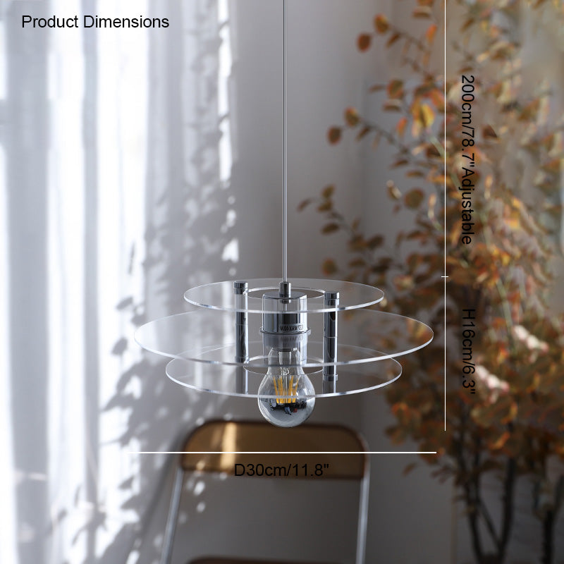Suspension Soucoupe Volante - Space Age